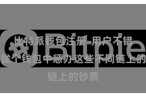 比特派钱包注册  用户不错在归拢个钱包中惩办这些不同链上的钞票